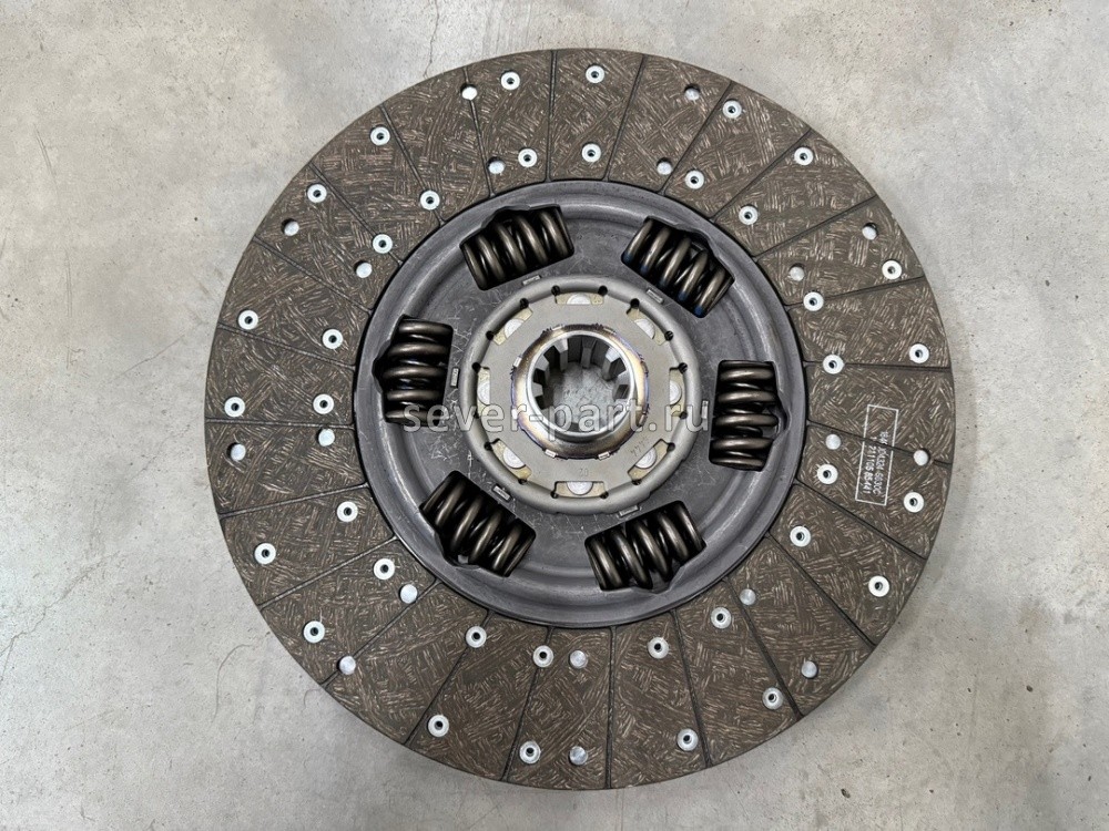 Диск ведомый 430 (DAF XF106, КамАЗ 54901 (К5) с KПП ZF12ТX Trаxоn 2620, 2625) / Sachs 491878009709